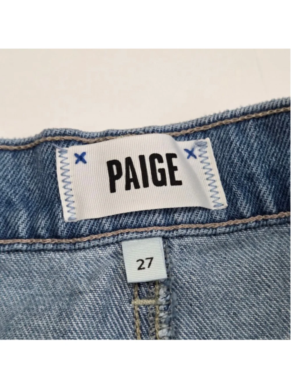 PAIGE Noella Cut Off High Rise Jean Shorts NWT Women's Size 27 Relaxed Fit - Picture 5 of 12
